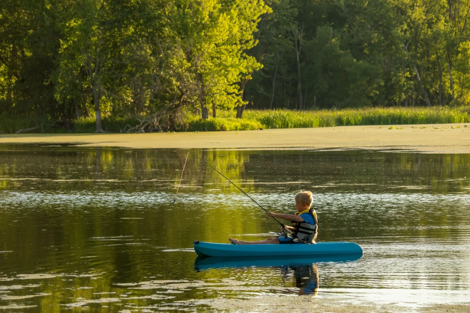 Canne à pêche pour enfant